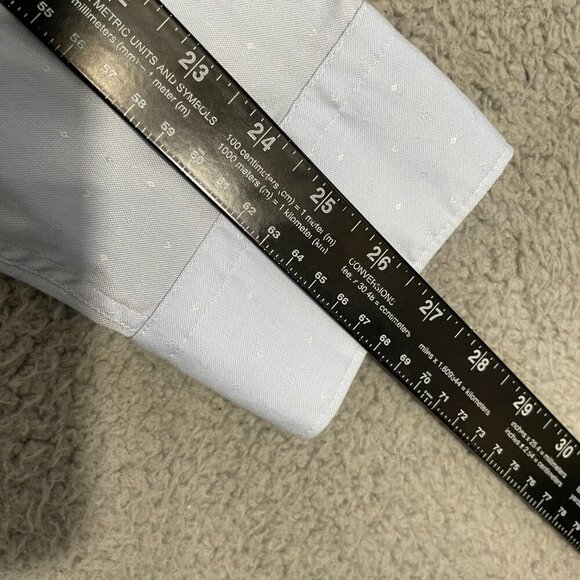 NEW Hugo Boss BOSS Dress Shirt Men 2XL Blue Slim Fit Button Down - Picture 9 of 10